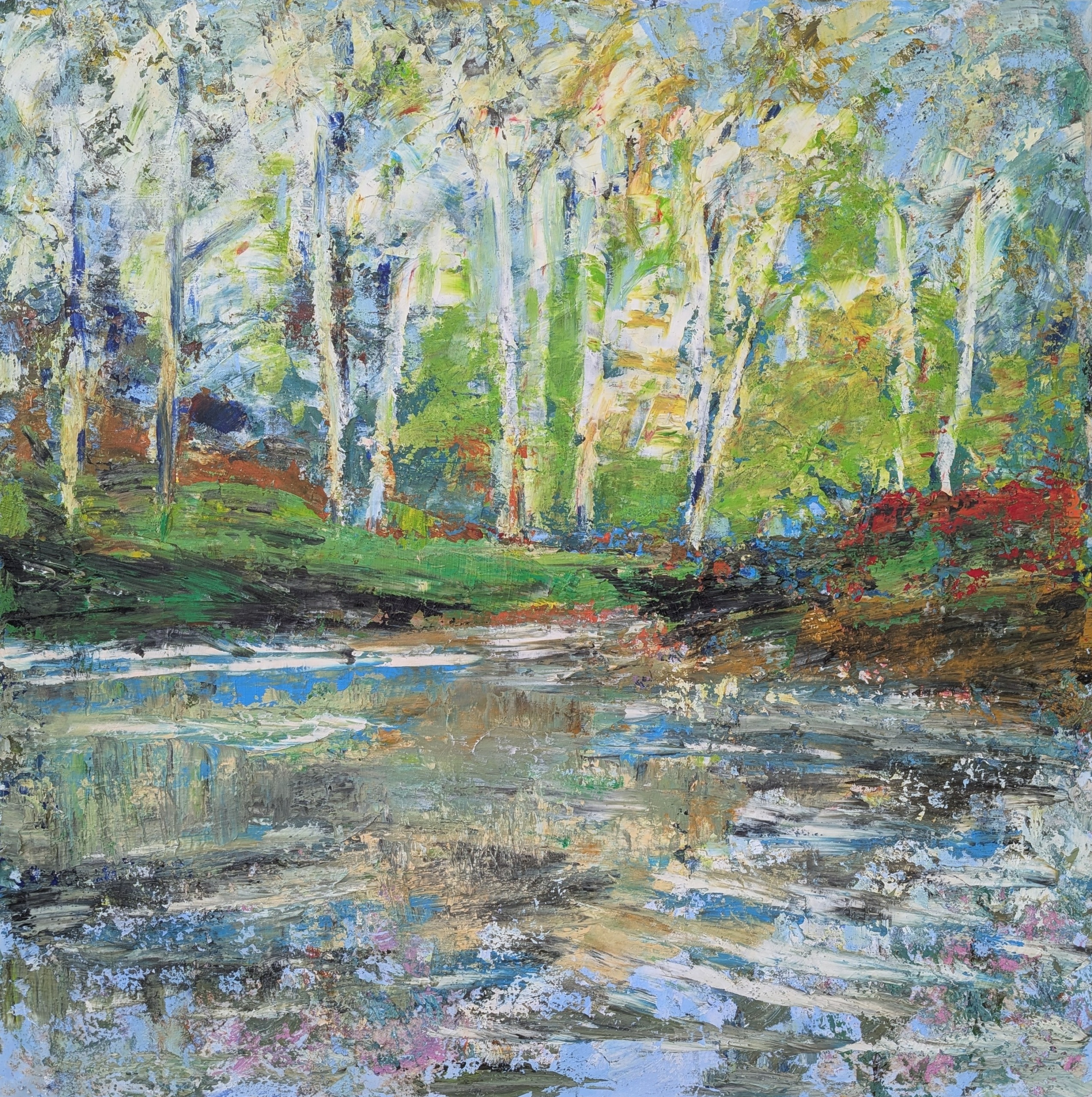 Eté au bord de la rivière